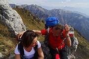 Monte Suchello (1541 m) da Aviatico (1080 m) il 13 aprile 2015  - FOTOGALLERY